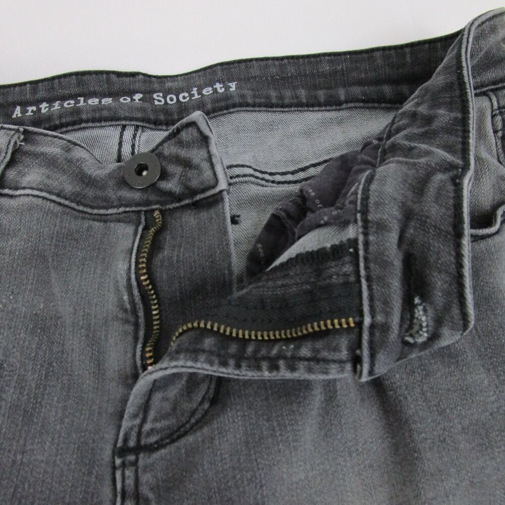 Articles Of Society Sarah Storm Distressed Stretch Skinny Jeans - Picture 9 of 13